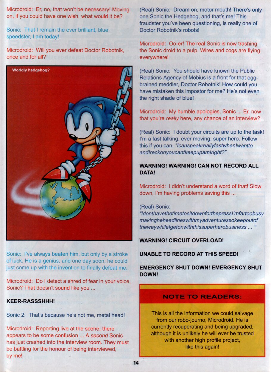 Sonic Holiday Special - Summer 1996 Page 15